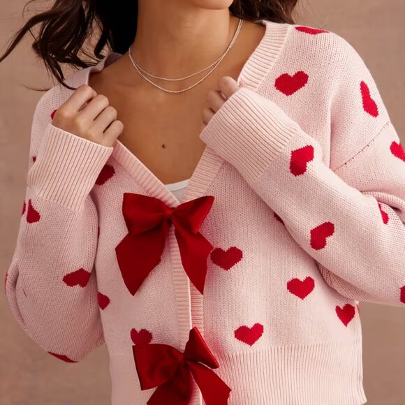 Lots of Love Bow Detail Cardigan - Picture 4 of 5